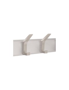 Patere in legno e metallo 4 teste 5five argento
