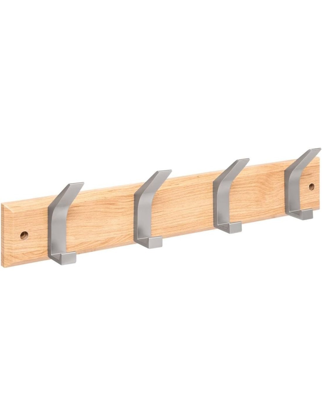 Patere in legno e metallo 4 teste 5five naturale