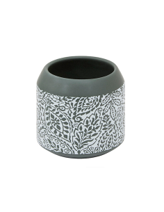 PORTASPAZZOLINI 211406A ARBORIA VERDE 9X9CM CERAMICA