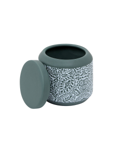 CONTENITORE 211408A ARBORIA VERDE 10X10CM CERAMICA