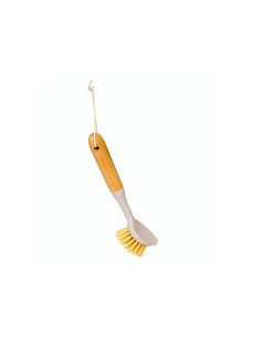 SPAZZOLA PIATTI 213230 22CM PLASTICA/BAMBOO BEIGE