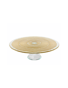 Espositore per dolci Céleste in vetro diam. 33 cm