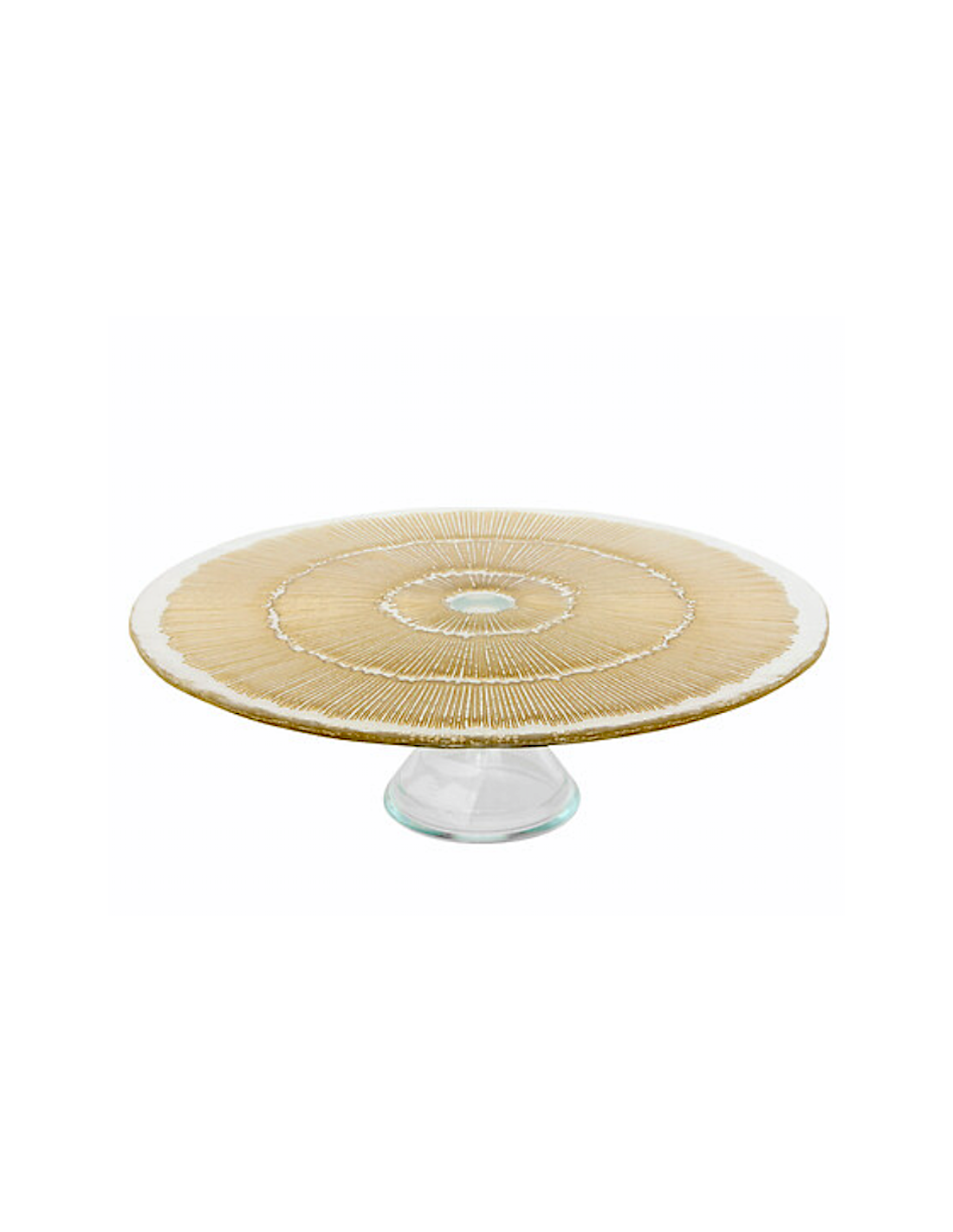 Espositore per dolci Céleste in vetro diam. 33 cm
