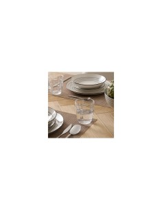 Set 6 bicchieri bassi Face trasparente 30 cl