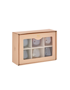 Set 6 bicchieri bassi Lucia 45 cl multicolore