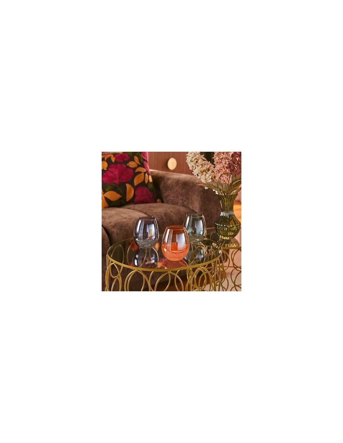 Set 6 bicchieri bassi Lucia 45 cl multicolore