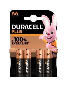 Duracell Plus Power Boost AA Stilo – Confezione da 4 Batterie Alcaline 1,5V