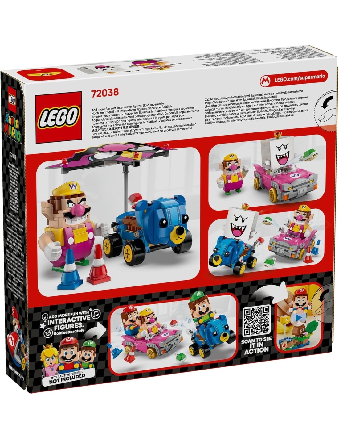 LEGO 72038 Super Mario Mario Kart – Wario e Re Boo