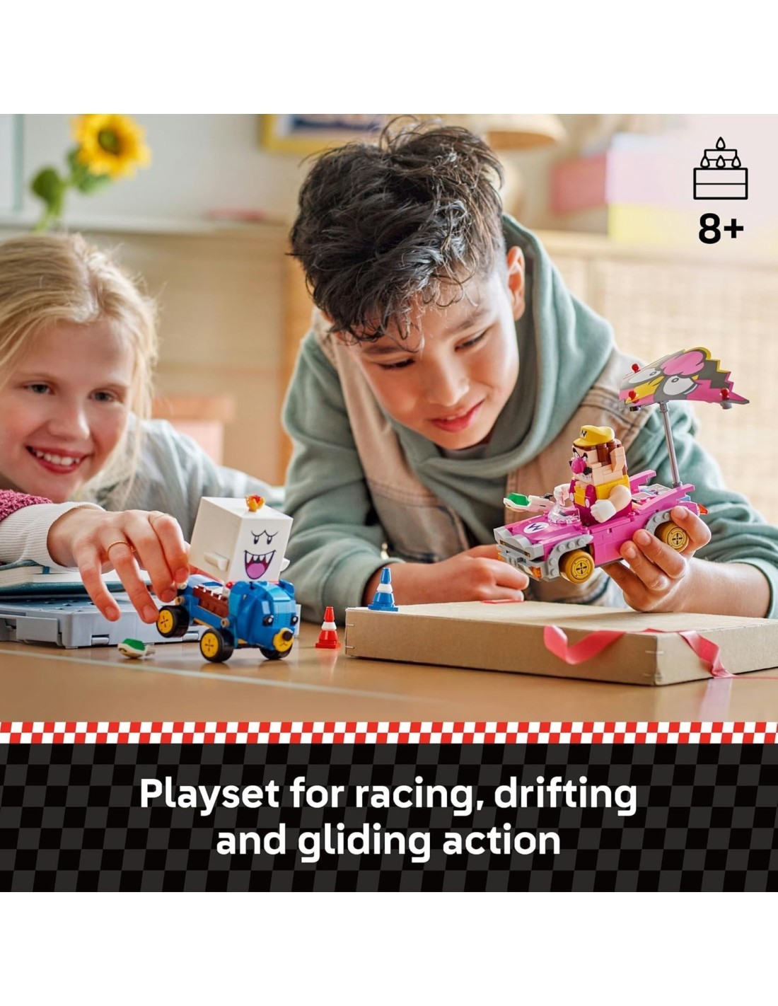 LEGO 72038 Super Mario Mario Kart – Wario e Re Boo