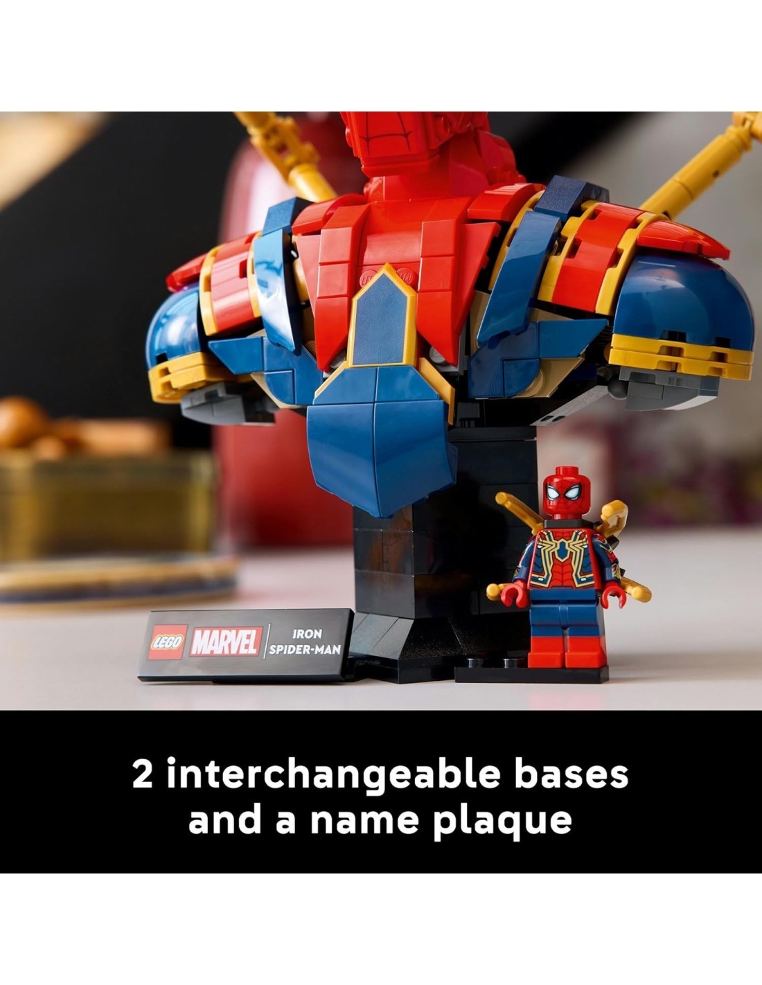 LEGO 76326 Marvel Busto di Iron Spider-Man