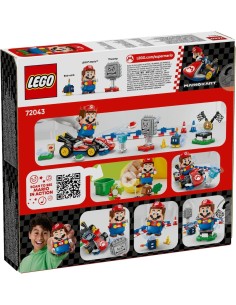 LEGO 72043 Super Mario Mario Kart Mario Interattivo e Kart Standard