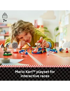 LEGO 72043 Super Mario Mario Kart Mario Interattivo e Kart Standard