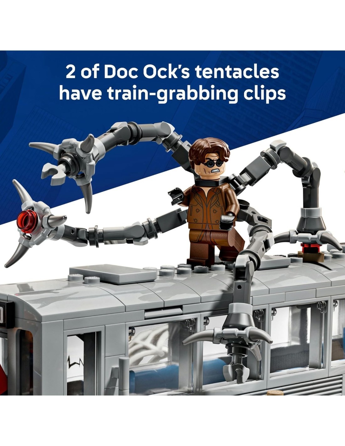 LEGO 76321 Spider-Man contro Doc Ock: Duello sul Treno