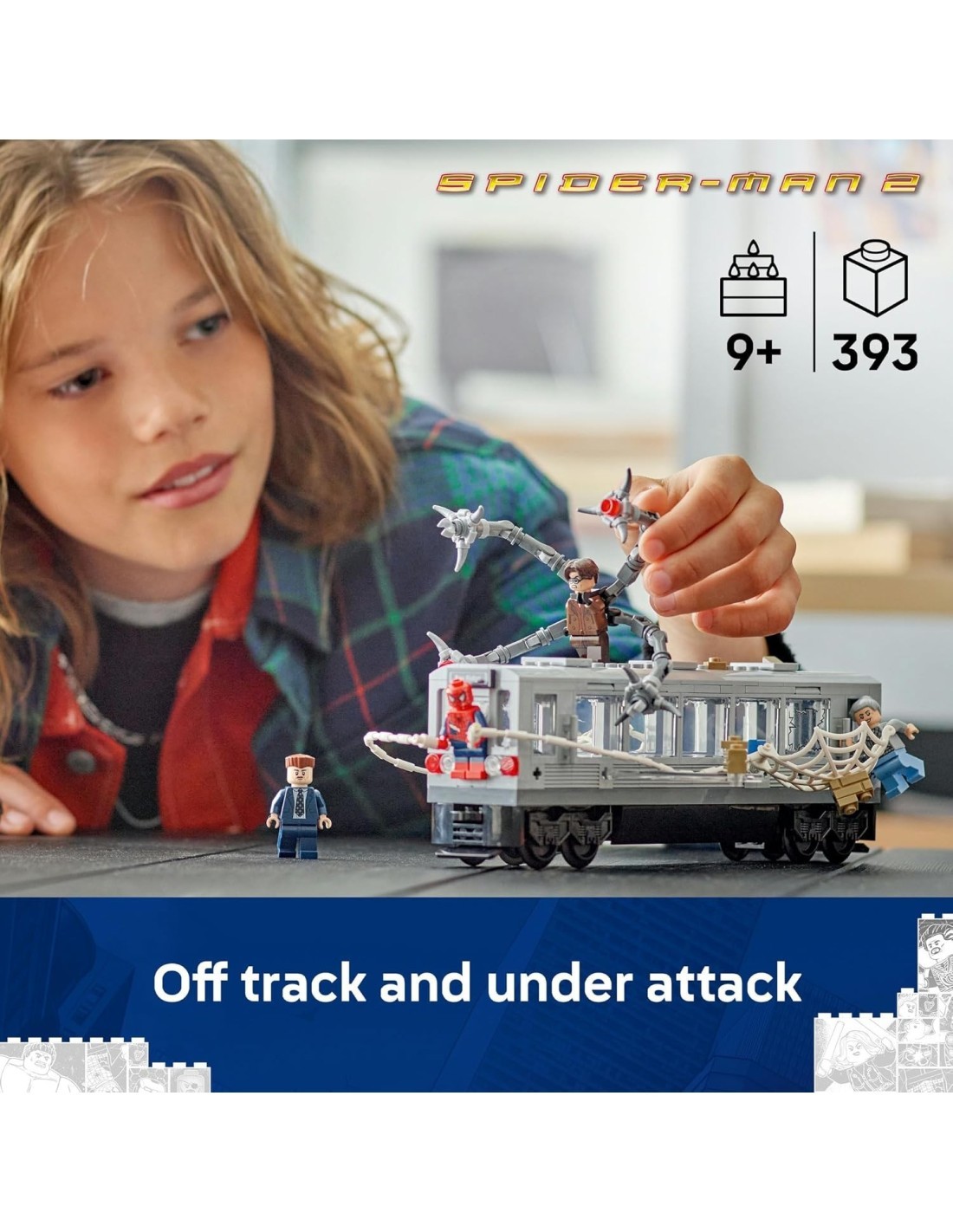 LEGO 76321 Spider-Man contro Doc Ock: Duello sul Treno