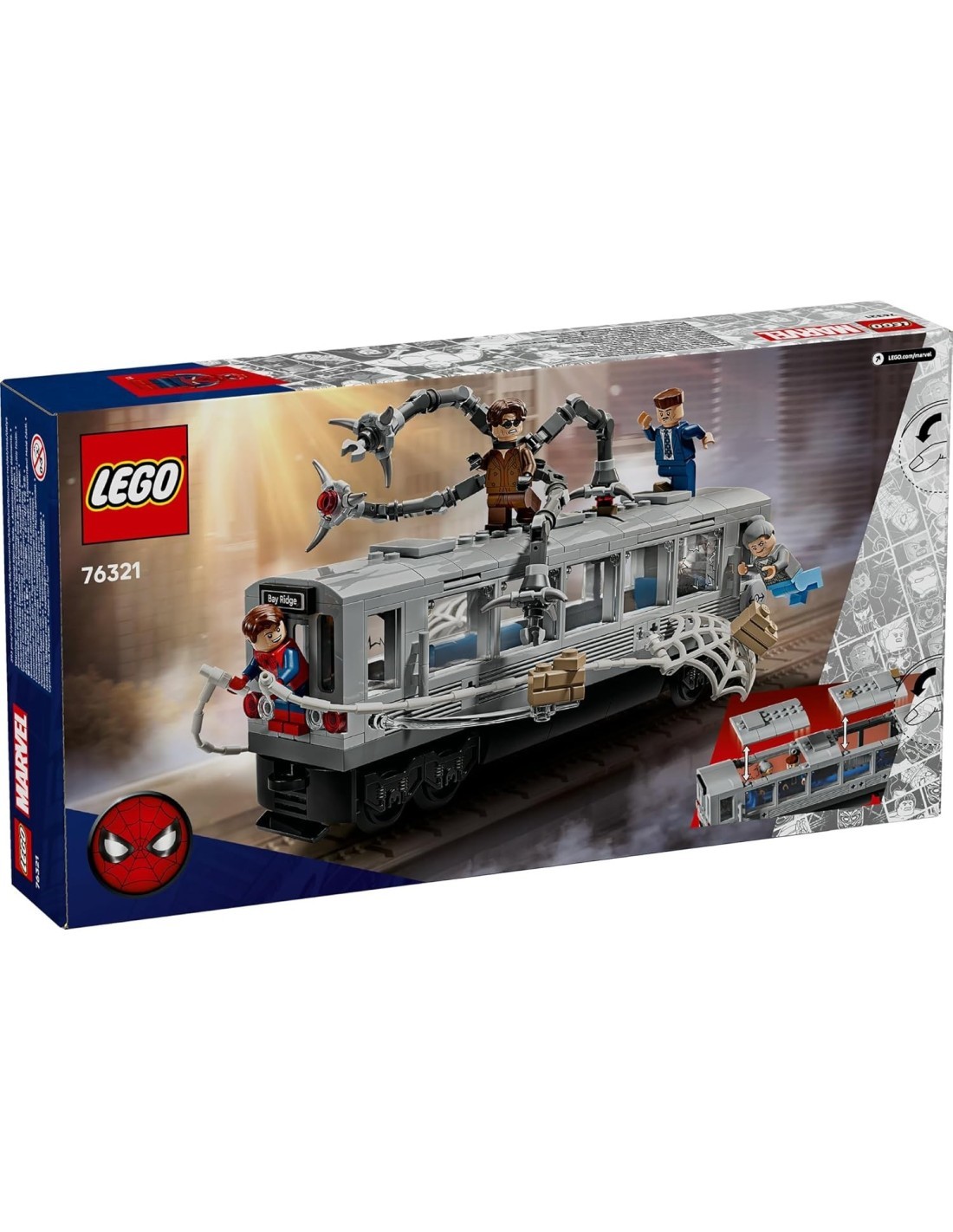 LEGO 76321 Spider-Man contro Doc Ock: Duello sul Treno