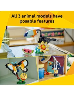 LEGO 31173 Creator 3 in 1 Animali Selvatici: Tucano Tropicale