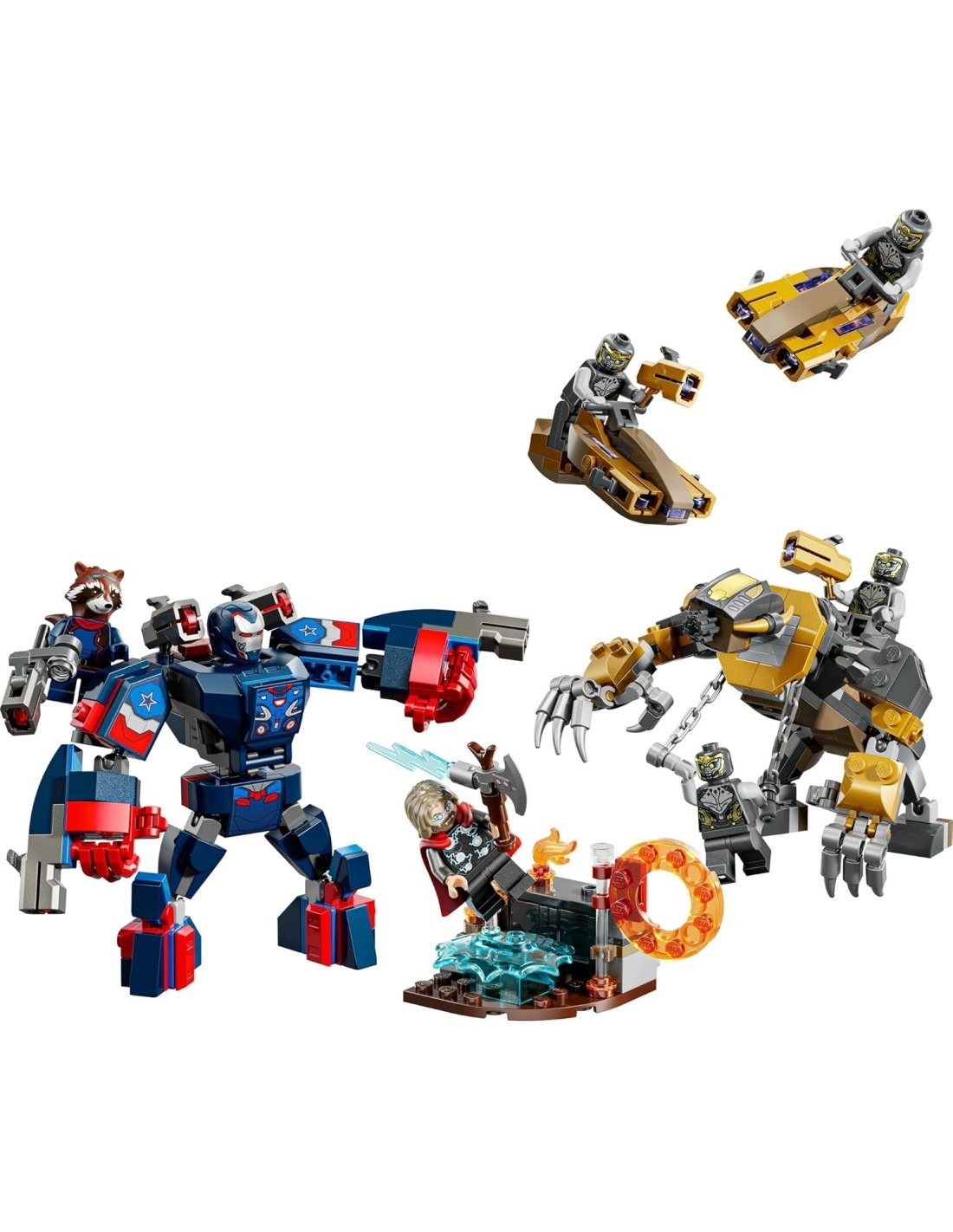 LEGO 76322 Marvel Avengers Endgame Thor contro Chitauri