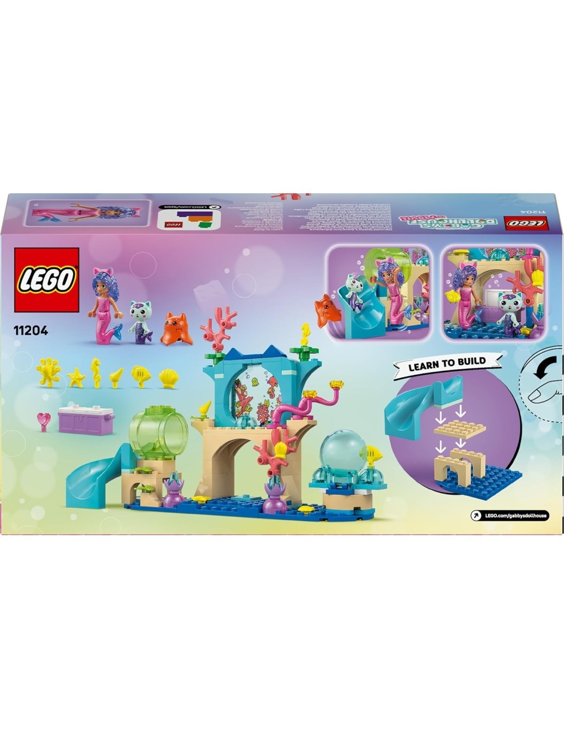 LEGO 11204 Gabby’s Dollhouse – Avventura nell’Acquario di Gabby Sirena