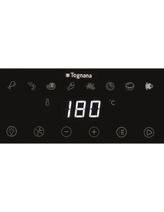 Tognana Iridea, Friggitrice ad Aria 8 L, Elettrica, Doppia Resistenza, Apple Red / Sage Green