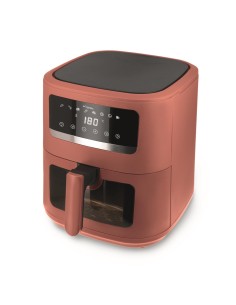 Tognana Iridea, Friggitrice ad Aria 8 L, Elettrica, Doppia Resistenza, Apple Red / Sage Green