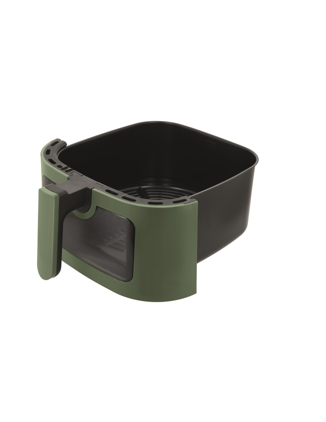 Friggitrice ad Aria, Iridea Verde, 8 Litri, Doppia Resistenza, 2000W, Display Digitale