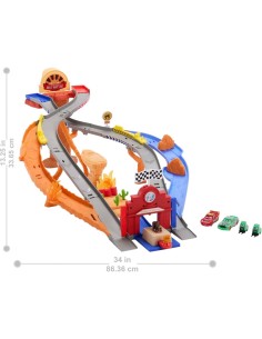 Disney Pixar Cars Sfreccia e Soccorri Circuito per Soccorso Stradale