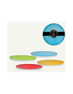 PIATTO TONDO 35CM MELAMINA BLU PEPPER