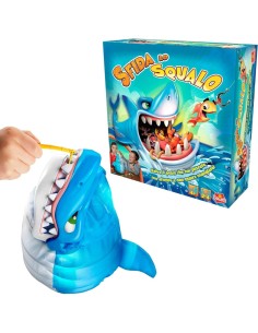 SFIDA LO SQUALO, GIOCO DA TAVOLO INTERATTIVO, GIOCO D’AZIONE PER BAMBINI, DAI 4 ANNI, SENZA BATTERIE