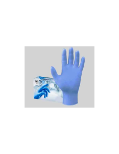 CONF 100 GUANTI NITRILE MIS.XL BLU