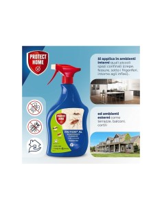 INSETTICIDA FASTION AL 1 LITRO PROTECT HOME SCARAFAGGI E FORMICHE