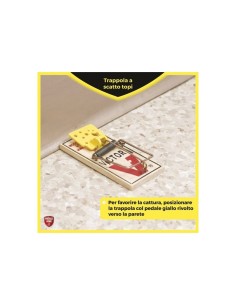 TRAPPOLA A SCATTO VICTOR PROTECT HOME PER RATTI SET 2 PEZZI