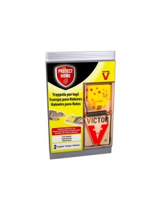 TRAPPOLA A SCATTO VICTOR PROTECT HOME PER RATTI SET 2 PEZZI