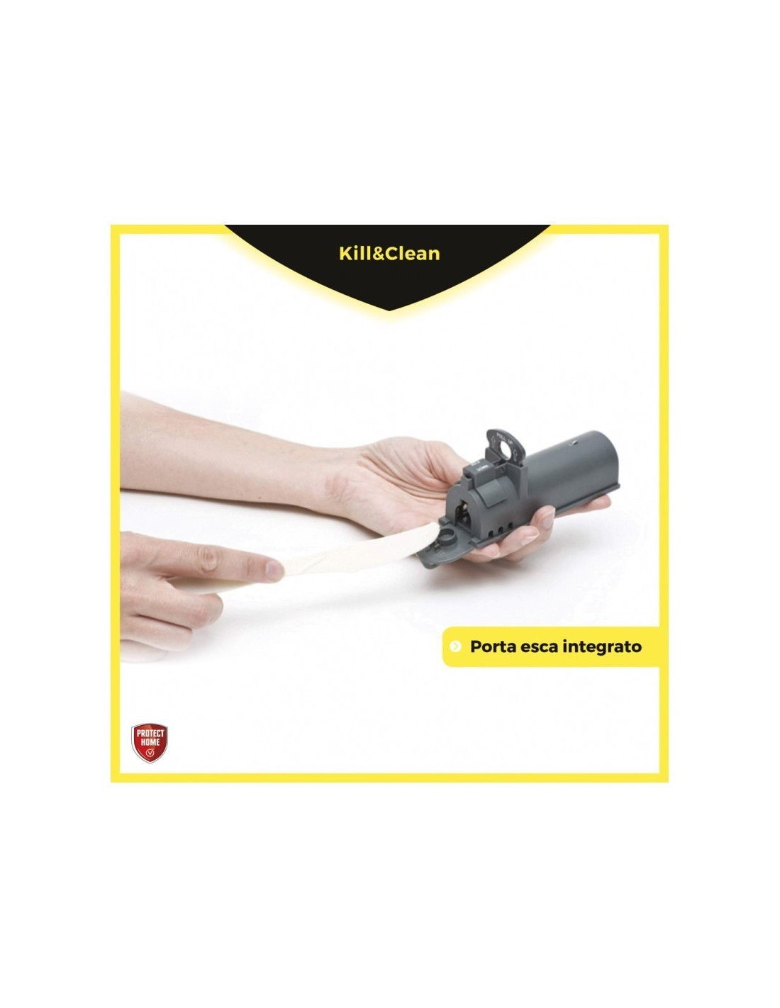 CONFEZIONE 2 TRAPPOLE PER TOPI Kill & Clean