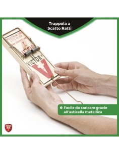 TRAPPOLA A SCATTO VICTOR PROTECT HOME PER RATTI