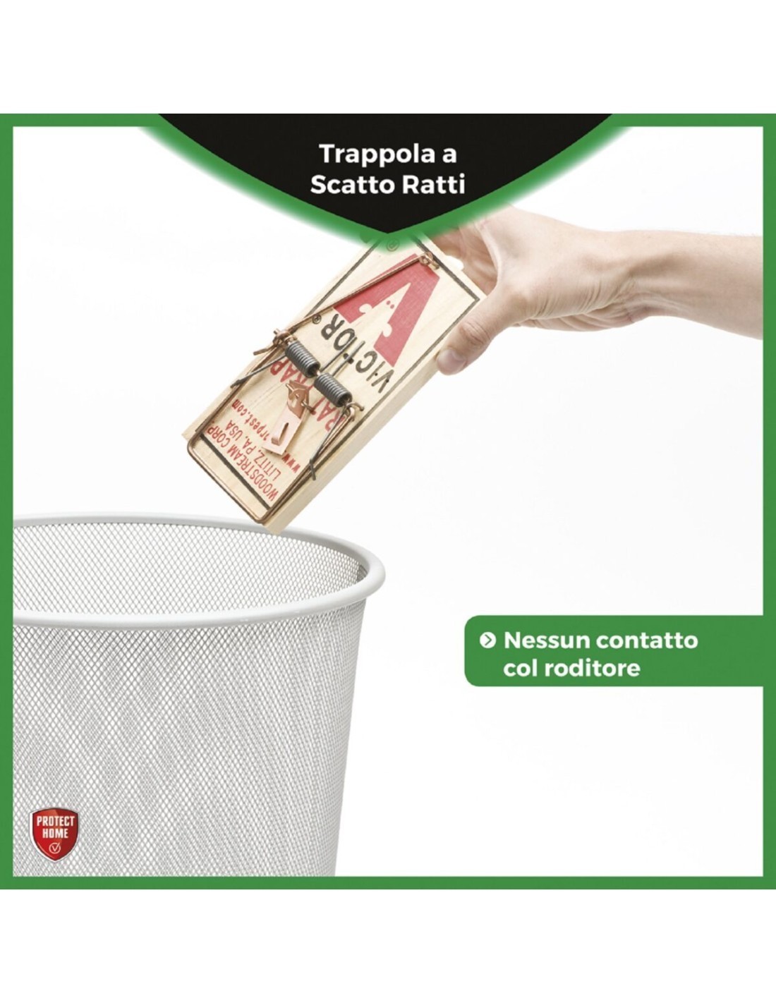 TRAPPOLA A SCATTO VICTOR PROTECT HOME PER RATTI
