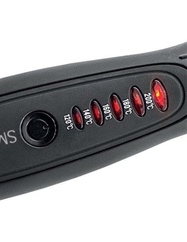 MACOM Sensation 228 Smart Brush Spazzola Riscaldante Lisciante in Ceramica Nero