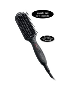 MACOM Sensation 228 Smart Brush Spazzola Riscaldante Lisciante in Ceramica Nero