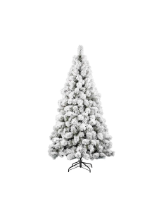 Albero Desalpes, 270 cm, innevato floccato, 500 LED bianco caldo, giochi di luce, la magia di Natale
