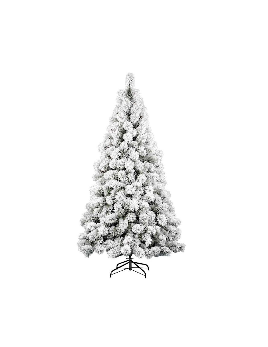 Albero Desalpes, 270 cm, innevato floccato, 500 LED bianco caldo, giochi di luce, la magia di Natale