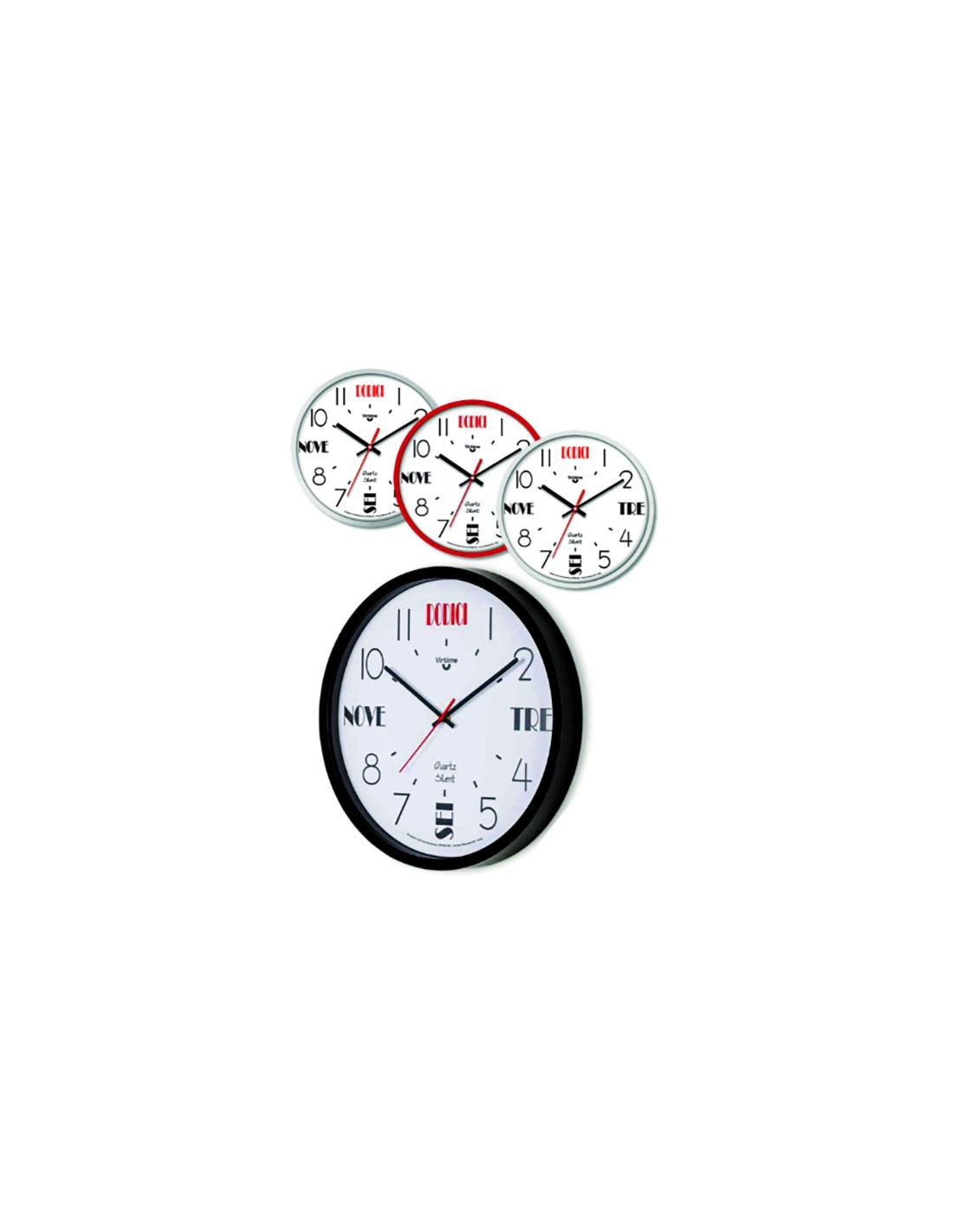 OROLOGIO PARETE 1860/00 FANCY ABS 41CM ASSORTITO