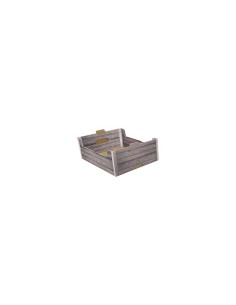 CASSETTA MEDIA VINTAGE WOOD 35X24X12CM su TreG Ingrosso
