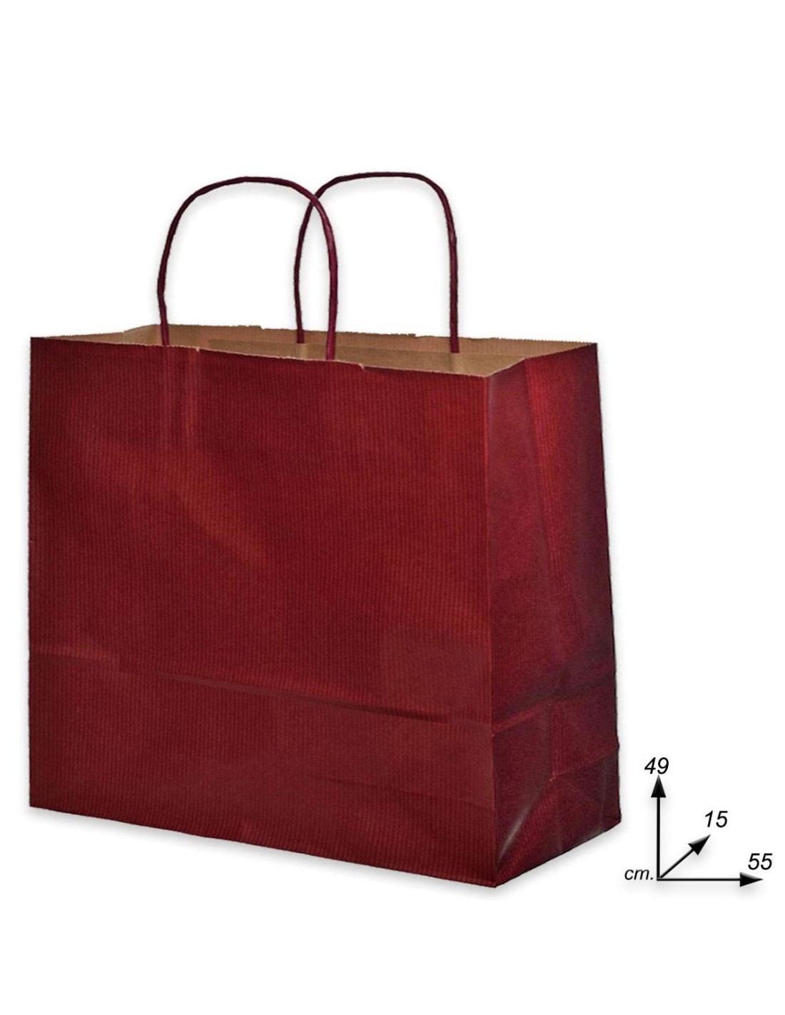 BUSTA BORDEAUX RIT 55X15X49 su TreG Ingrosso