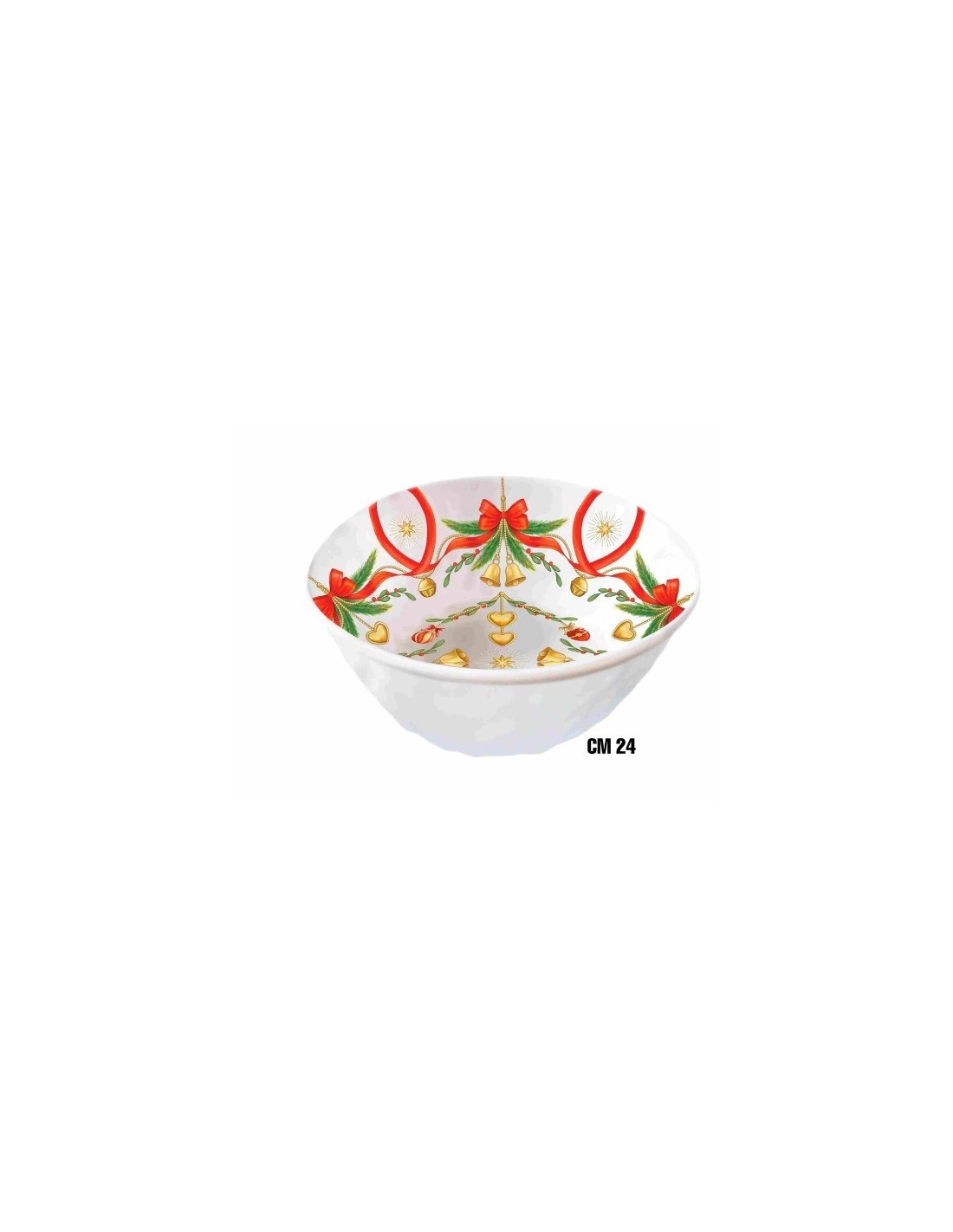 INSALATIERA FONDA 1645-3206 24X9CM NATALE FIOCCHI
