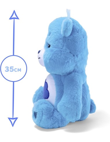 CARE BEARS, ORSETTO BRONTOLO, PELUCHE 35 CM, GIOCO BAMBINI 0+, COLORE BLU