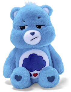 CARE BEARS, ORSETTO BRONTOLO, PELUCHE 35 CM, GIOCO BAMBINI 0+, COLORE BLU