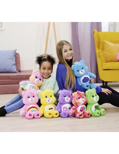 CARE BEARS, ORSETTO BRONTOLO, PELUCHE 35 CM, GIOCO BAMBINI 0+, COLORE BLU