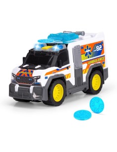 DICKIE TOYS, AMBULANZA GIOCATTOLO, VEICOLO DI SOCCORSO, LUCI E SUONI, GIOCO BAMBINI 3+ 2