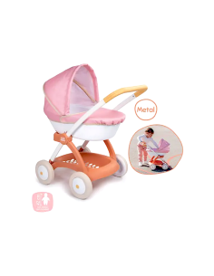 SMOBY, PASSEGGINO BABY NURSE, GIOCATTOLO BAMBINI, PER BAMBOLA, GIOCO DI RUOLO 18+ MESI