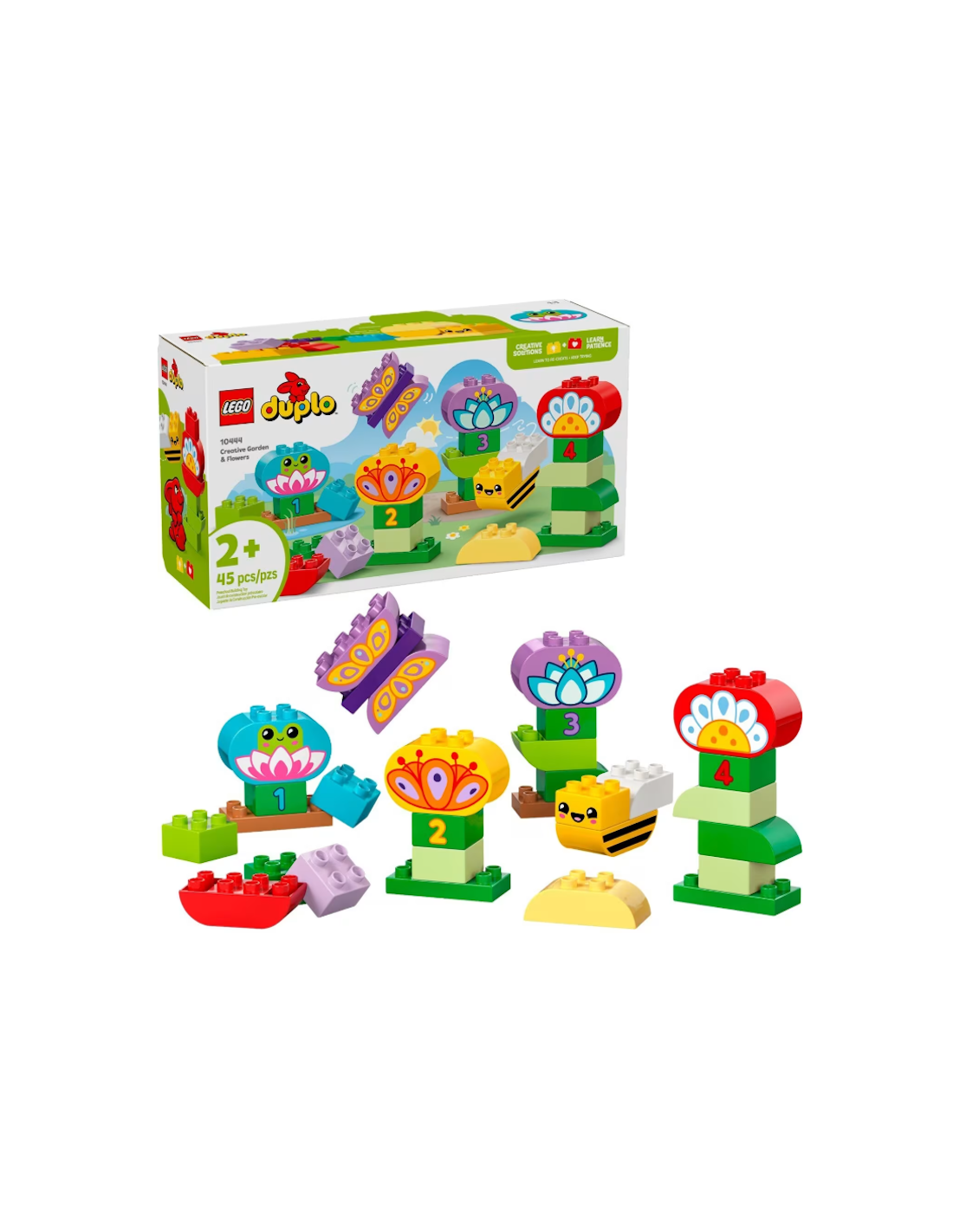 LEGO DUPLO, GIARDINO E FIORI CREATIVI, GIOCHI MONTESSORI, COSTRUZIONE, BAMBINI