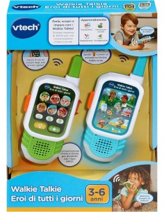 COPPIA WALKIE TALKIE 621707 EROI DI TUTTI I GIORNI, 2 MODALITÀ, ESPLORA MESTIERI, PORTATA 150M, 3-7 ANNI 2
